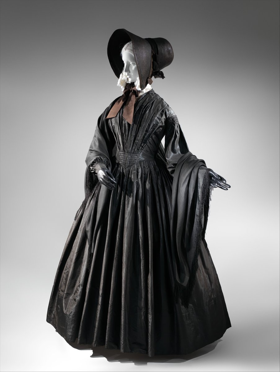 MOURNING DRESS: Women in mourning were expected to alter every bit of their usual attire for widowhood, although in practice, by the end of the 19th century the rules for mourning dress were not quite as strict as some etiquette books would have us believe.