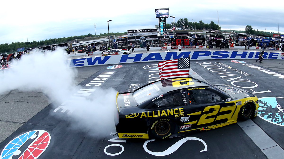 keselowski's tweet image. Jeremy said it best…we made a statement today. Feels good to get #3!