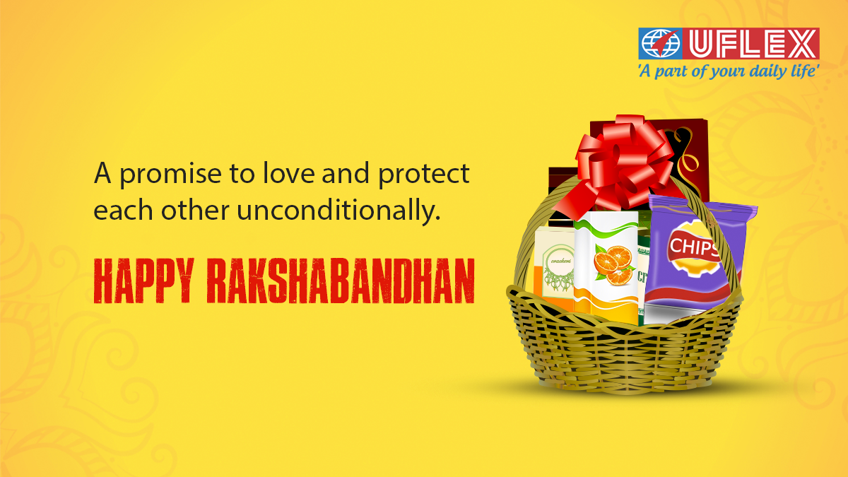 uflexltd's tweet photo. Cherish the bond of #siblings, packed with love, care, and happiness. UFlex joins all #brothers &amp; #sisters to be a part of their #celebrations.

#UFlexForU #RakshaBandhan #PlasticPackaging #Gifts #Plastic #Packaging #Festival #PackedRight #PackedWith #IndianFestival https://t.co/JLAKGZlzAK