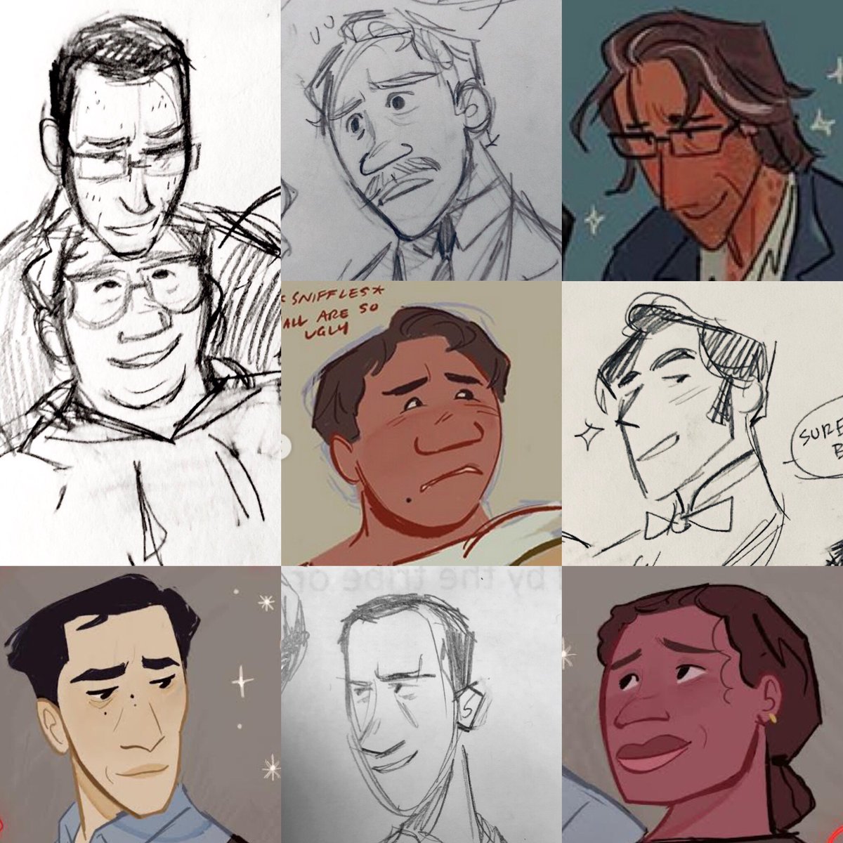 #faceyourart 2020 !! Tried to use my most recent stuff! Faces/EXPRESSIONS!! are def my fav part of drawing UwU 
