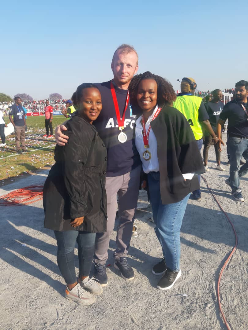 Msbelixie's tweet photo. History has been made. 
Congratulations to simbasctanzania for the win what an honour to be a part of the dream team. 
#simbasctanzania https://t.co/c46uzBHZVU