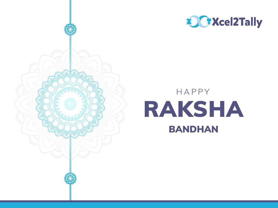 Xcel2Tally's tweet image. Xcel2tally honors the sweet bond that binds a brother and his sister. #HappyRakshaBandhan 

#Excel2tally #Xcel2tally #Tallyerp9 #ExceltoTallyimport #TallyConverter #TallyonMobile #Sister #Bhai #Rakhi2020 #RakhiCelebration #Brother #Love #MondayMorning #StaySafeStayHome