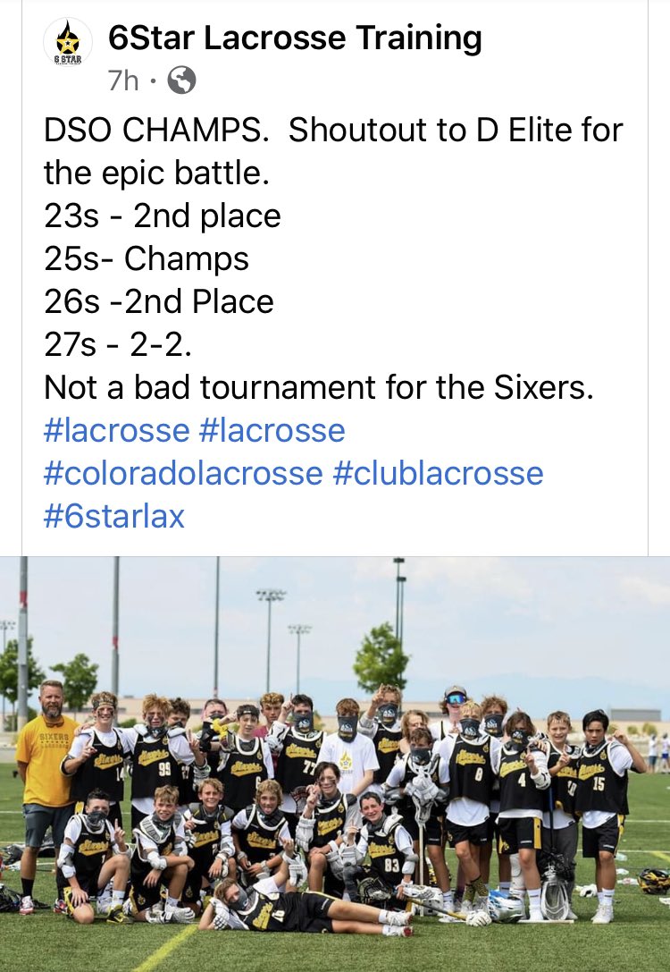 Colorado Lacrosse Network tweet media