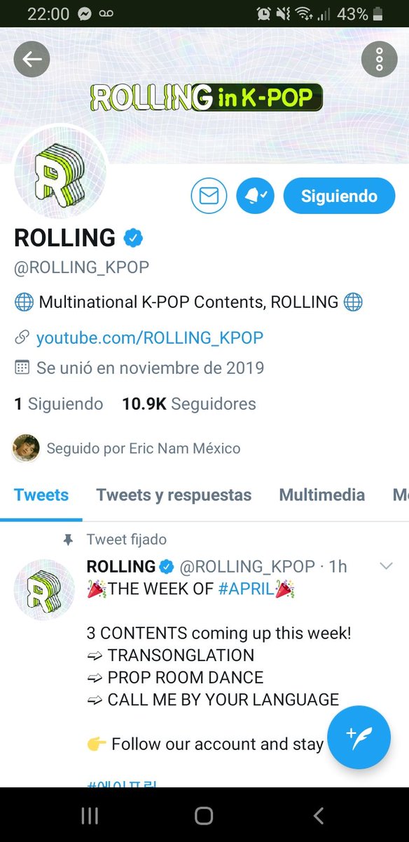 DenniseGr's tweet photo. @ROLLING_KPOP @ericnamofficial Your Spanish is great, I love listening to it is very tender and it is fun the way you answer your fans, I am happy to have the opportunity to understand the same language and that there are no barriers to love. Eric really make my life happy ❤ https://t.co/olKJ6BsLjS