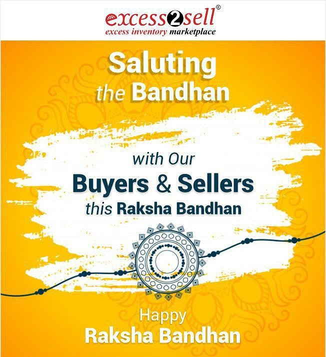 excess2sell's tweet photo. #HappyRakshaBandhan #bondoftogetherness #HappyRakhi #happymoments
#excess2sell #b2b #partners #overstock #liquidation #deals https://t.co/PdlA0PsEUF