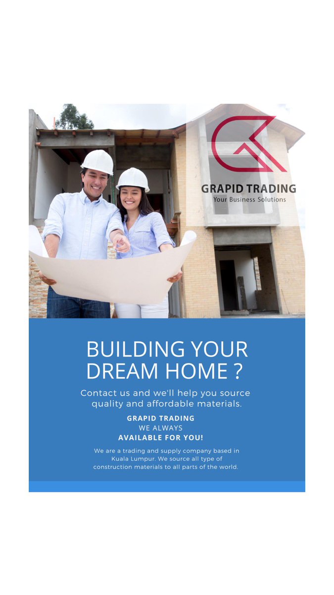 GrapidTrading's tweet photo. Get the materials you need for your construction company! Our manufacturers use the latest technologies in theirs products.

We are the help you are looking for! 
Our website:https://t.co/3oUToFb7pO 

@grapid_trading
#procurement #sourcing #shipping #worldwideshipping #wordwide https://t.co/UEXayXPvUY
