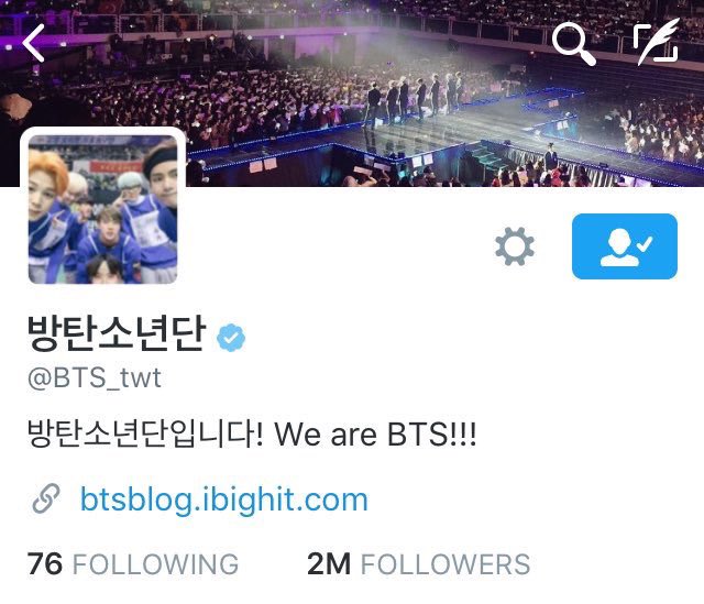1.  @BTS_twt ISAC (which was in Feb 2016) profile pic w a new header