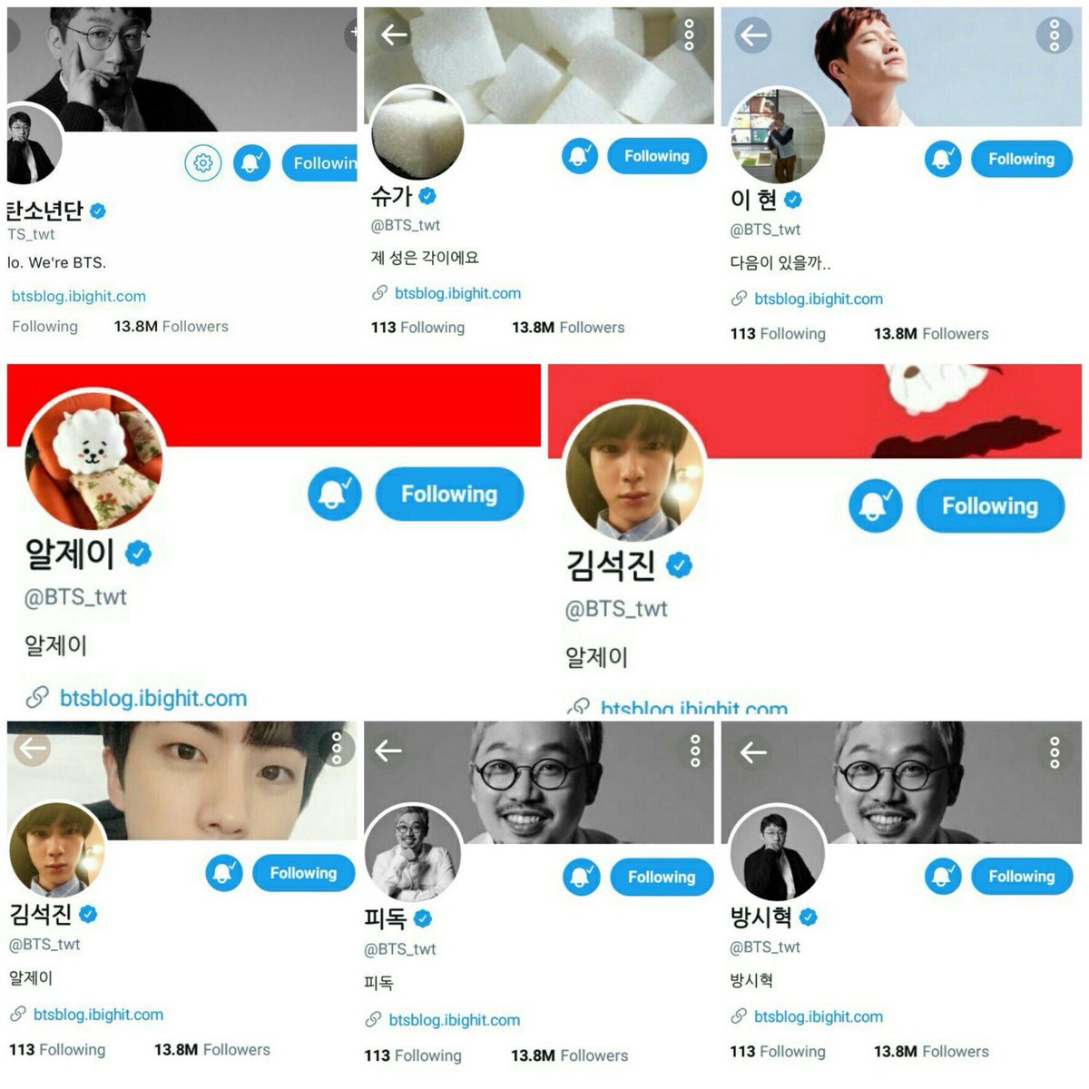 So many  @BTS_twt layout changes for April Fools 2018! Jin, RJ, Yoongi’s sugar cubes were amazing (+ his sugar cane field post abt missing ‘hometown’ was *chefs kiss*) But poor Pdogg & Bang PD, April Fools BTS had no mercy(Also  @btschartdata under Yoongi’s sugar canes)