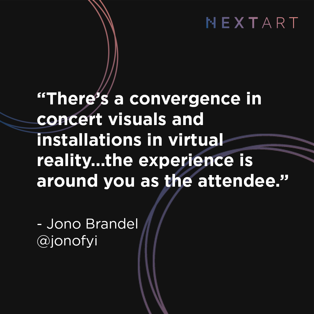 nextarttech's tweet image. Apologies for the delay -- you've been sitting at the edge of your virtual seats, we're sure.

Our new podcast episode, Virtual Music: VJing to #VR with @jonofyi and @Sheltron3030 is out tomorrow. 🎉