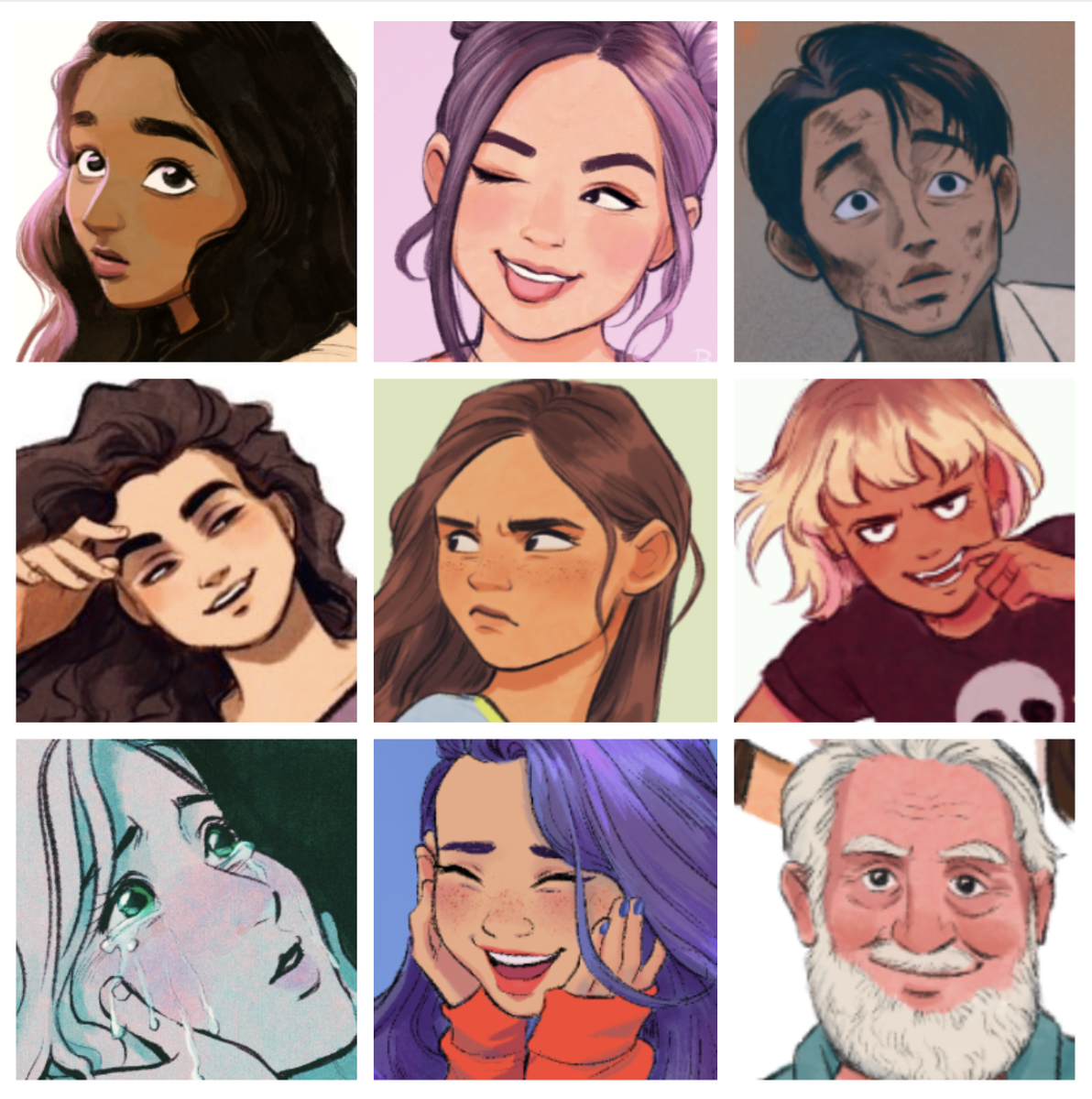 #faceyourart hello i love drawing emotions 