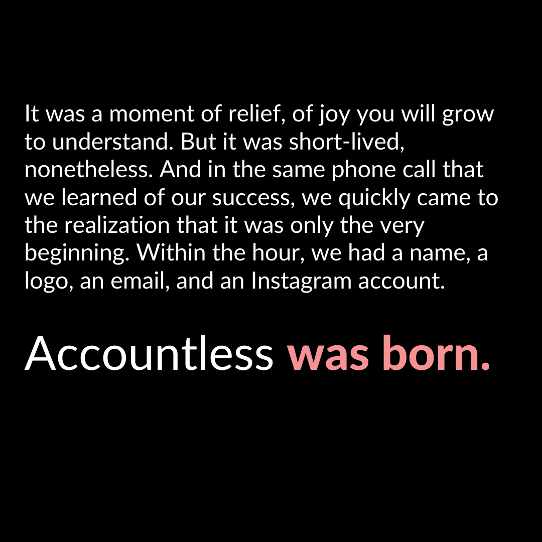 acc0untless's tweet photo. We are simply the voice of the people in a worthy fight. Accountless is all of you. 💞 https://t.co/xUmKDqNPOD