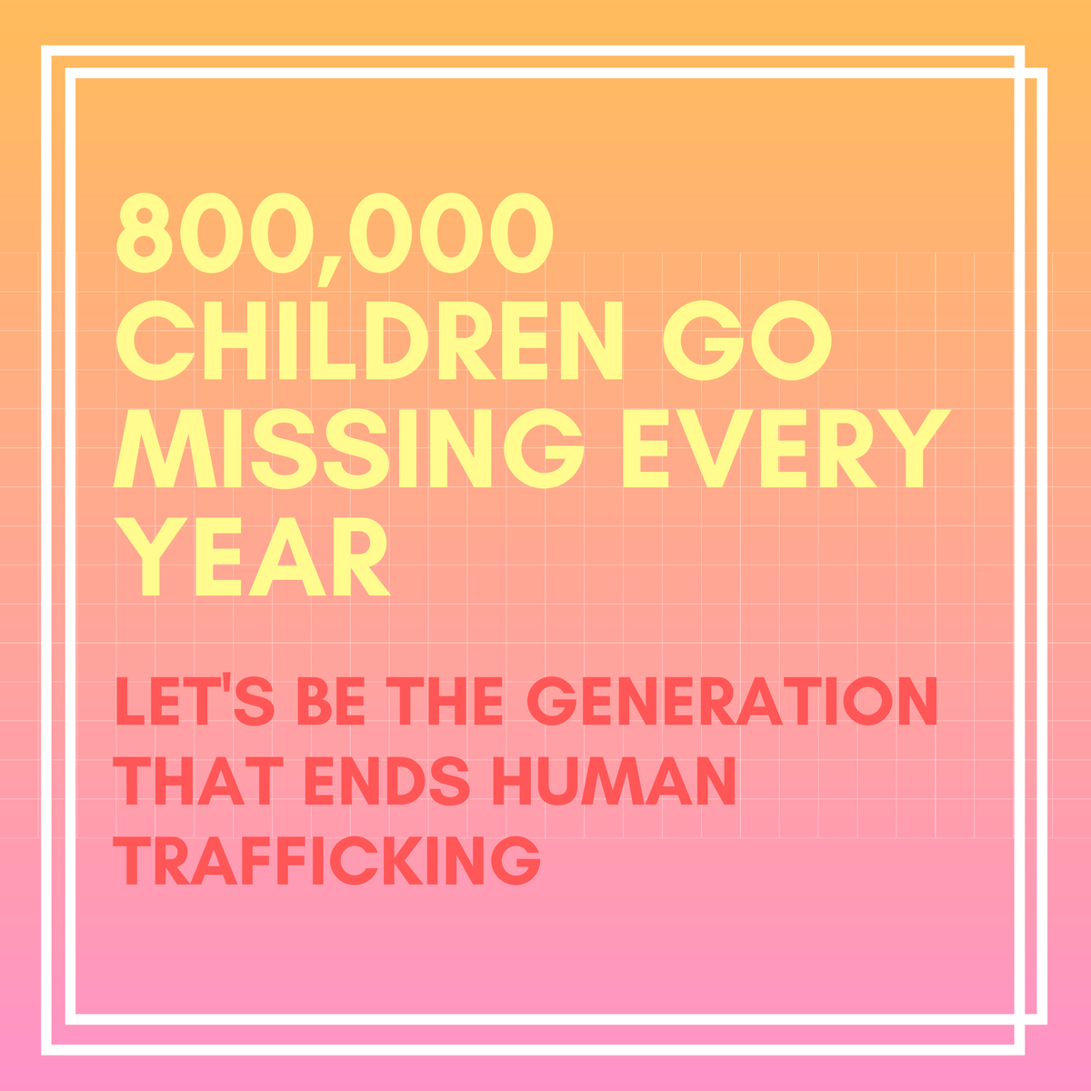 acc0untless's tweet photo. Human trafficking is the fastest growing criminal enterprise in the world, generating over 100 billion dollars annually #savethechildren #accountless https://t.co/SZzm0V3AMG