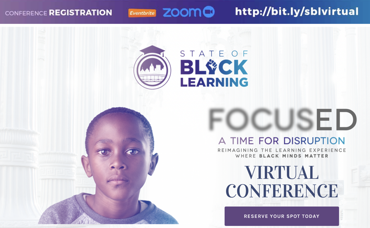 greggbehr's tweet photo. Every Thursday in August: The State of Black Learning Virtual Conference -- https://t.co/2EEJbctOPZ https://t.co/0J1sT87jYQ