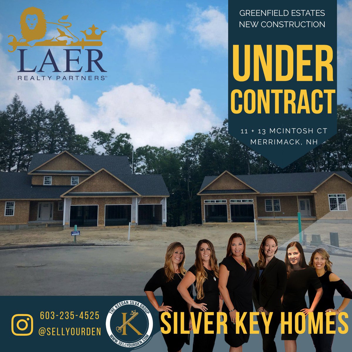sellyourden's tweet photo. 💗We love it when families are so close they want to move closer to each other! There’s nothing better than building your dream homes side by side. We can’t wait to see how these two houses look finished this fall! 🏡🗝 #RealEstate #Realtor #newconstruction #SilverKeyHomes #Laer https://t.co/367jCx2d6n
