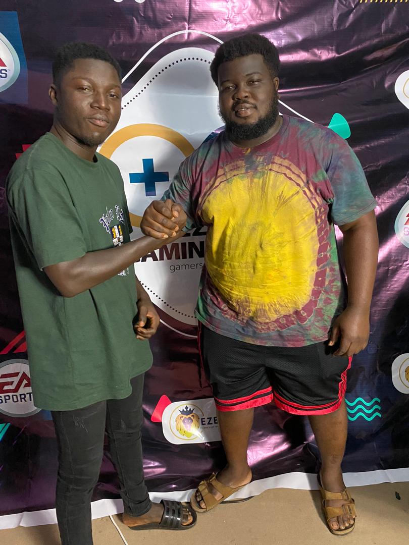 Eze1Tv's tweet photo. The battle between Andy Vance and  came to a successful end with the results below:
Andy won 3 straight games with Mawuko winning none.
Win on aggregate 
Andy 3-0 Mawuko 
Goals on aggregate 
Andy 14-2 Mawuko
Fair Play to both players.
Thanks to our viewers.
We back next Sunday. https://t.co/lbz5mblb5U