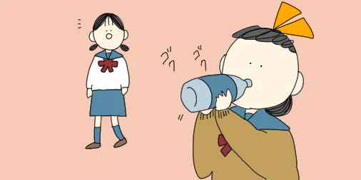 46話『悪戯②』
#4コマ
#イラスト
#漫画が読めるハッシュタグ 
#絵描きさんと繋がりたい 