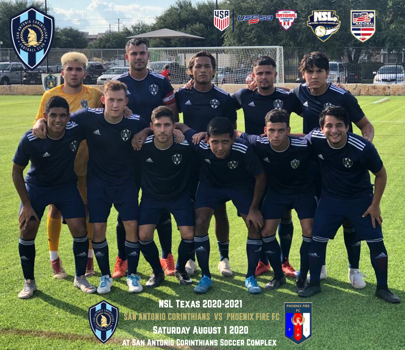 NSL_US's tweet photo. NSL News
National Soccer League US
NSL Texas
NSL Premier
::SPOTLIGHT::
San Antonio Corinthians
NSL Saturday Soccer
August 1, 2020
@SACorinthiansFC 
@phnxfc 
#NSLSoccer https://t.co/k5zqw5MvmL