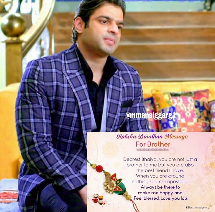 Mmansiggarg1's tweet photo. #Goodmorning #KP #KaranPatel
WISH YOU A VERY HAPPY #RAKSHABANDHAN 💛💛 
#3rdAug #HappyMonday
#BestActor #BestEntertainer #KingOfTellywood #ExpressionKing #BornToAct  #SRKofTelevision #Oneinmillions 
#Kkk10 #KKKmadeinIndia #Raman #YHM #MrBajaj #KasautiiZindagiiKay
@TheKaranPatel https://t.co/Ux76LNhOwk