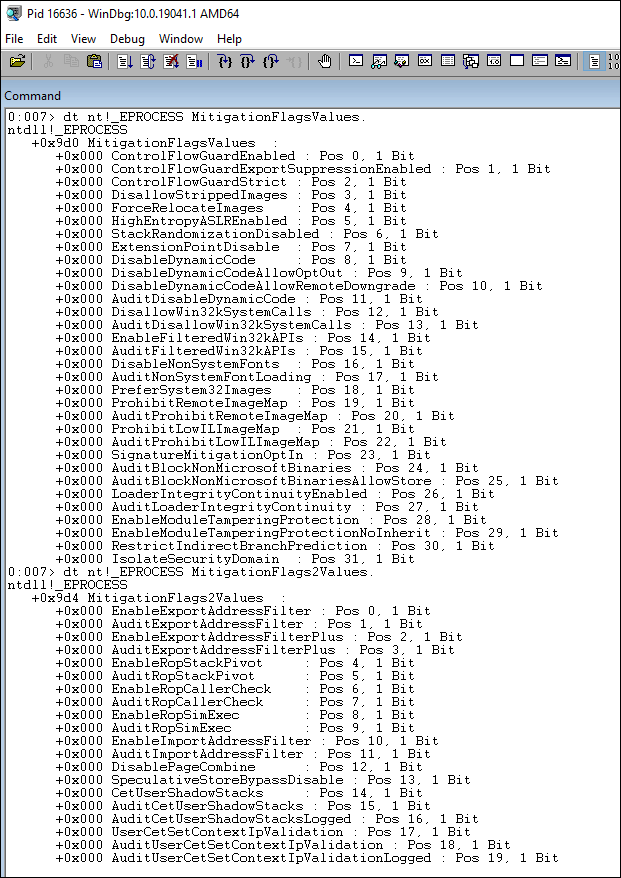 duff22b's tweet photo. Love this lesson learned from @EmericNasi: https://t.co/hAIIUUcoL8
"Only process with SE_DEBUG privilege enabled can disable DynamicCodePolicy from another
process with AllowRemoteDowngrade set to 0 (ex browser_broker.exe)."
#WindowsDefender #Exploit Guard #WDEG
SeDebug ☠ https://t.co/x1erSK9OPQ