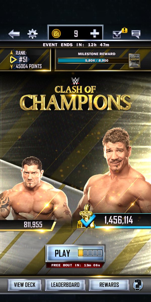Adam26400009's tweet photo. #WWESuperCard  looking for a ele++ team  must use a group chat and attack orders message me if interested https://t.co/qWD808zVDA