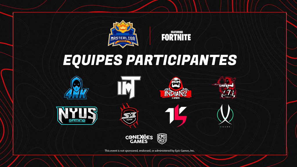 ConexoesGames's tweet photo. Parabéns 🎉 aos 32 times que garantiram a vaga na primeira Master Liga Console deste ano!!!

Comente abaixo para qual time você irá torcer...

Boa sorte a todos!

#masterligaconsole #fortnite #FortniteBR #NimoTv #ps4 https://t.co/IQn5Z1IvsN