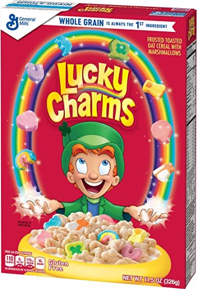 Lucky charmsRating:3/10Niggas eat one bowl of this and start looking down on the rest of us for eating affordable cereal, literally the bourgeoisie of breakfast