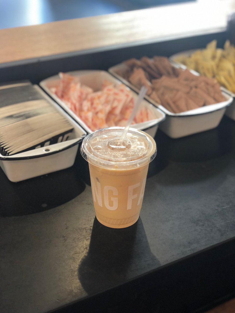 I drink hot coffee through the summer and today I made an exception to have this ice cold beauty from <a href="/IrvingFarm/">Irving Farm New York</a>. It made the whole day go down so smooth and the people who work there are so kind 😍☕️