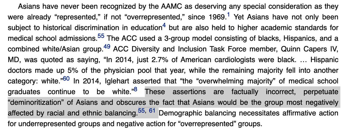 While Asians have endured immigration restrictions, hostility/prejudice (: hate crimes in light of  #COVID19), it is IMPERATIVE that we recognize that our disadvantages are not equivalent to Black people. The paragraph below from the article on “Asian Plight” is inaccurate.