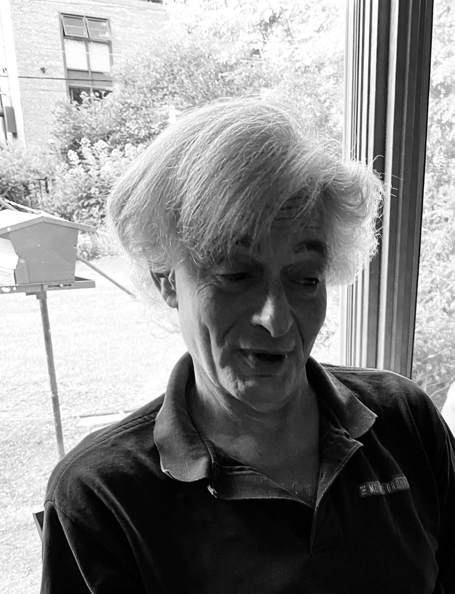 DoctorLix's tweet image. Quarantine dad.....or....Andy Warhol?