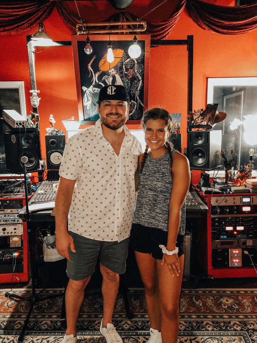 Brock__Music's tweet photo. Had the pleasure of cutting vocals with @MadelynMandry this past week, and man can she sing. Can’t wait for you all to hear this track👌🏼 https://t.co/ia8pb8X90C