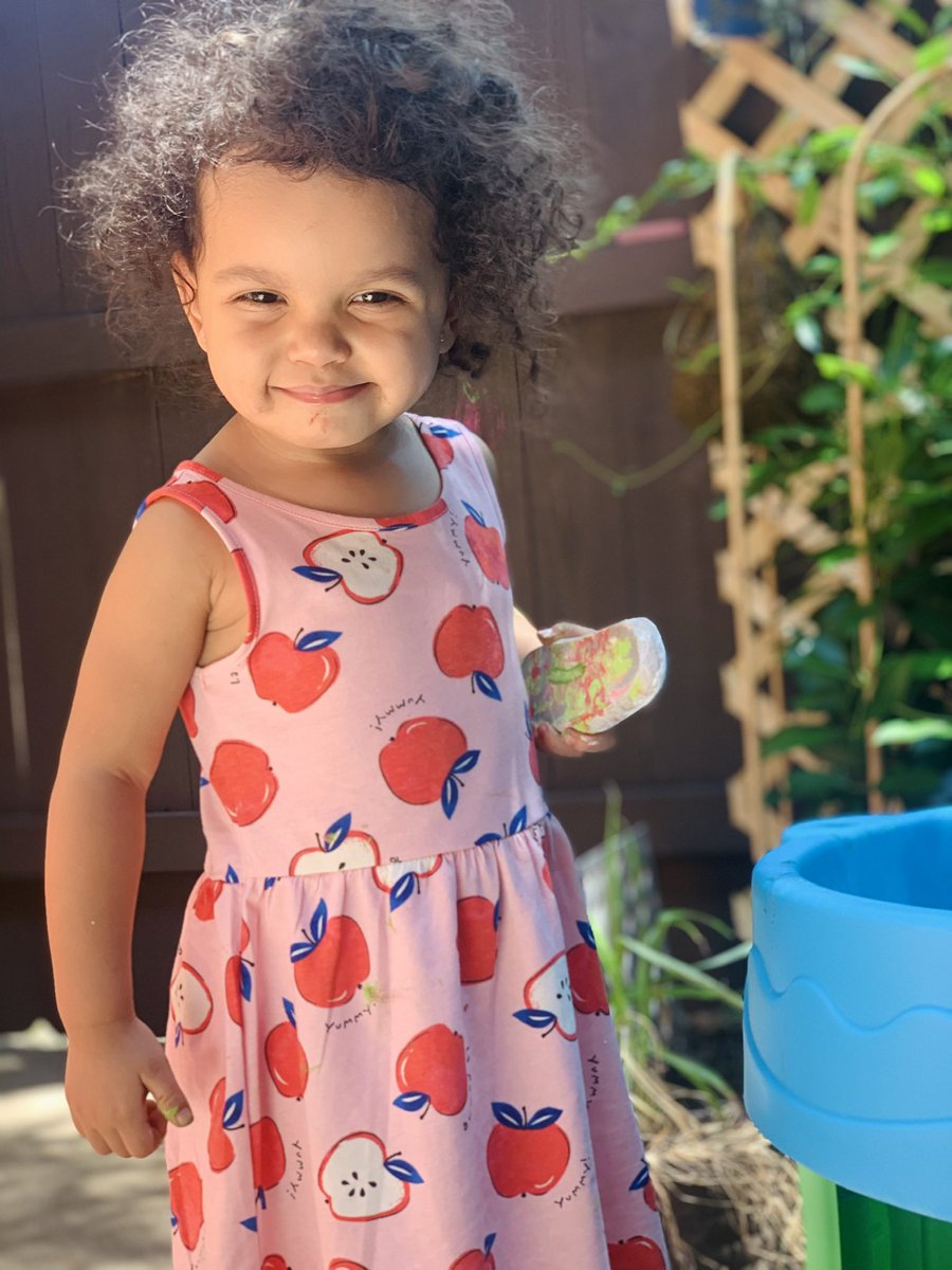 Paoo0oola's tweet photo. Aliyah is happy her birthday and Eid on the same weekend 🤩😍 

Eid Mubarak! 

And hello to year #2 you are so beautiful my little precious! https://t.co/TcXF4L1fzO
