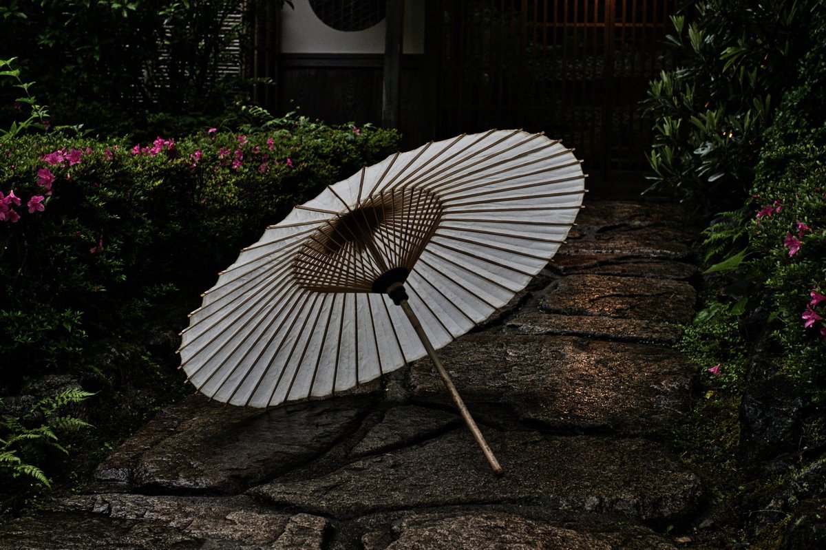 Rosso Bianco 京都花背の雨 美山荘 京都 京都花背 京都の雨 ミシュラン ミシュランの宿 摘草料理