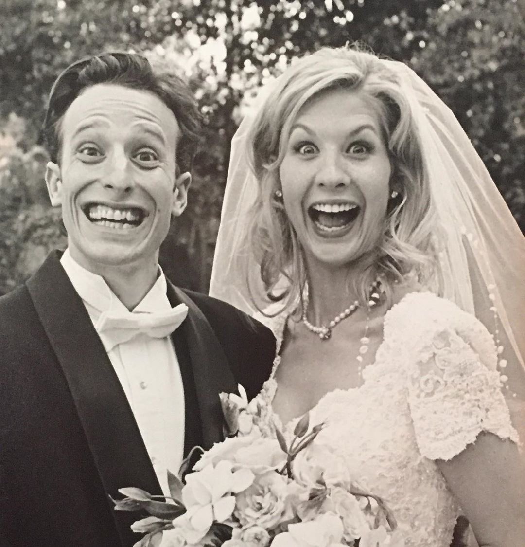 bodhielfman's tweet photo. Just reminding you all that Jenna’s been with a dork for over 30 years now but not to hold it against her. #dork #twodorks https://t.co/FzuQAqNiix