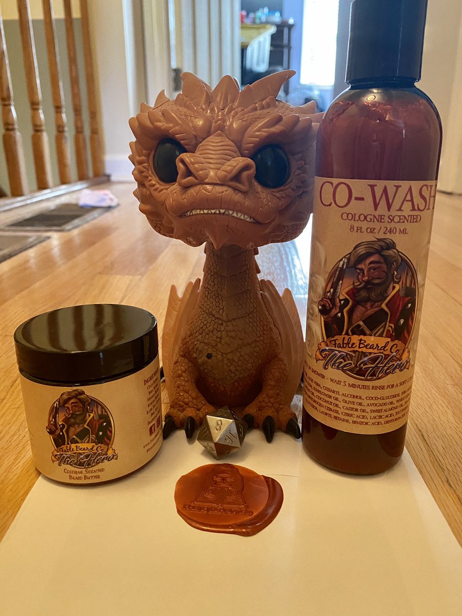 nerd_soap's tweet photo. My #beard smells and feels amazing after using #fablebeardco products. The Hero smells like warm cologne, rich tobacco, mystical amber &amp; slight whiskey notes. #beardproducts #beardwash #beard #beardsofinstagram #barsoapnerd 🧼 🤓 check them out @fablebeardco Love this product! https://t.co/0t9ioQWVzc