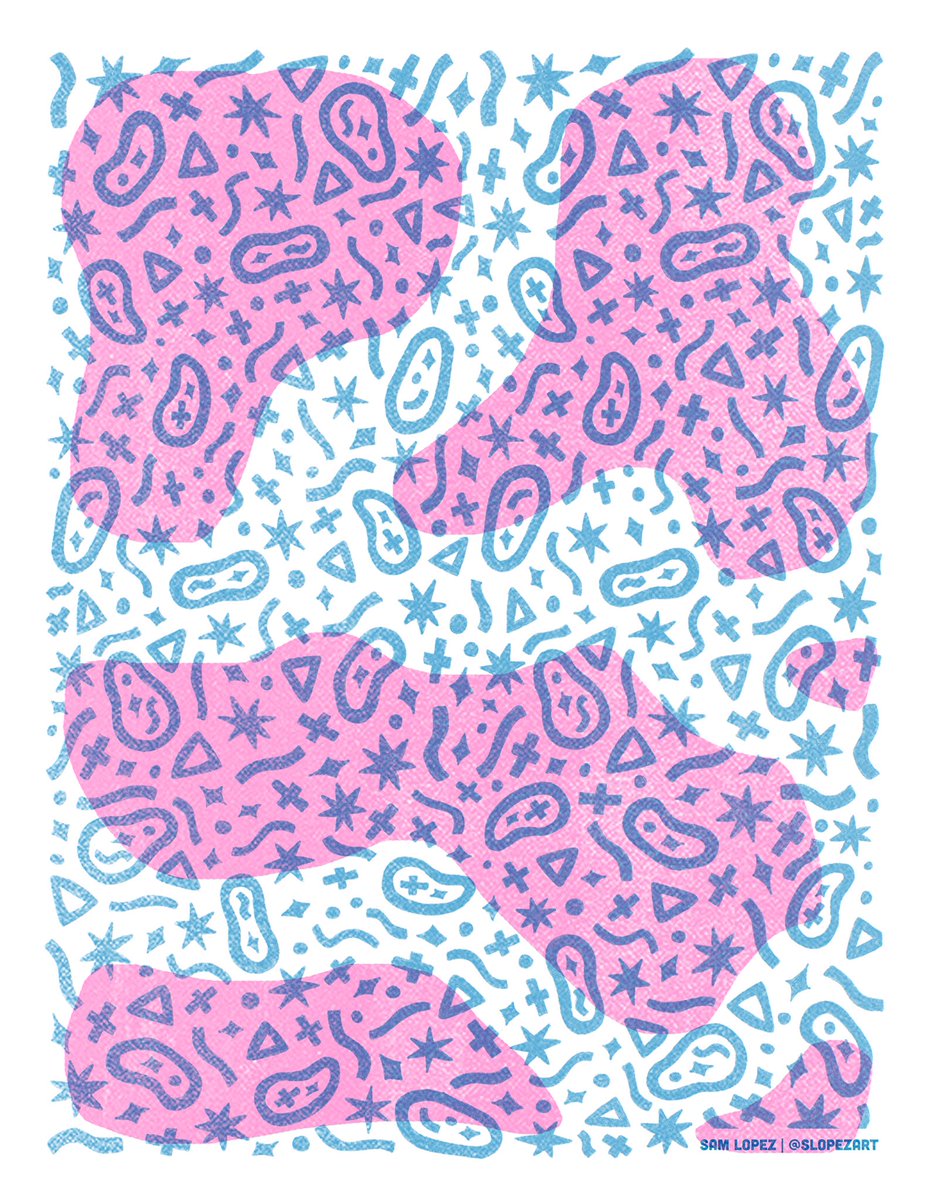 I love linocut printmaking & screen-printing, and just recently made my first risograph print