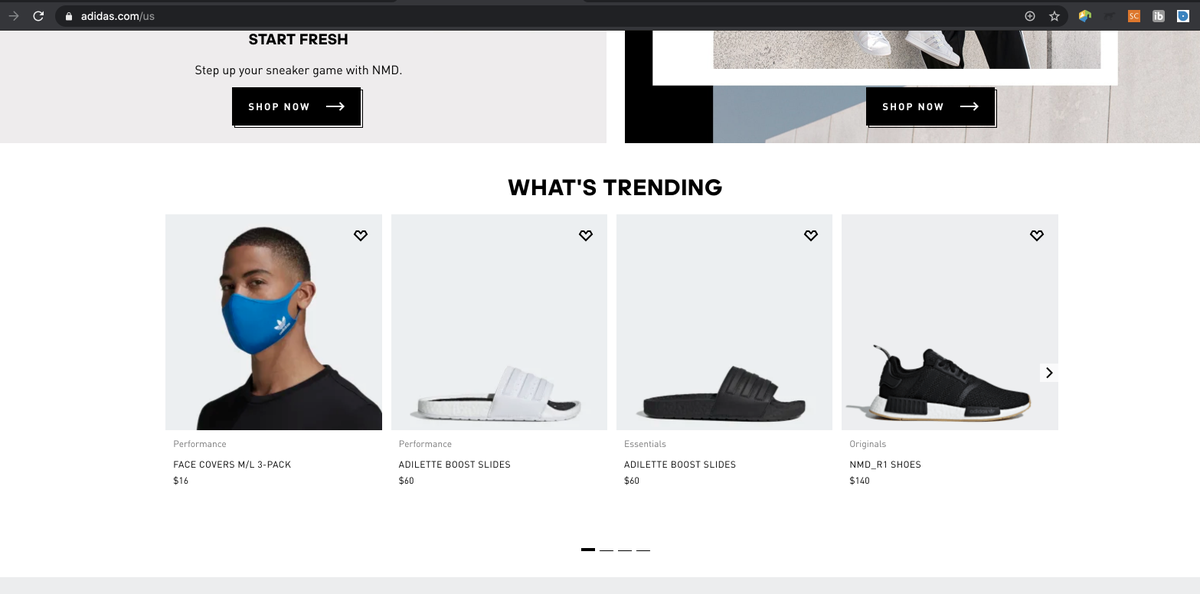 Deac2K's tweet photo. @adidas @adidasUS -- I'd love to be able to view your face masks on your website; however, after clicking the face mask link - you receive a PAGE NOT FOUND error. I have tried web chat for 30 minutes with someone in Asia, who was clueless!  How can I get some assistance? https://t.co/5iCYok55NM