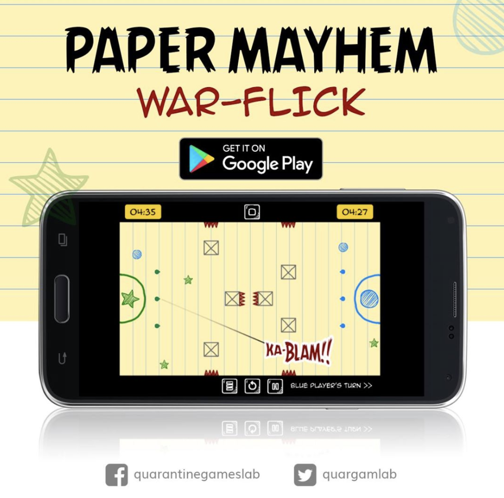 buildbox's tweet photo. Paper Mayhem War Flick by @Quargamlab is another fun action game built w/ #buildbox and #nocode now available to play on Android! 

Download it today → https://t.co/wNEUiCxOXl

#mobilegames #gamedev #indiegamedev #androiddev https://t.co/nxgrPhk2Xq