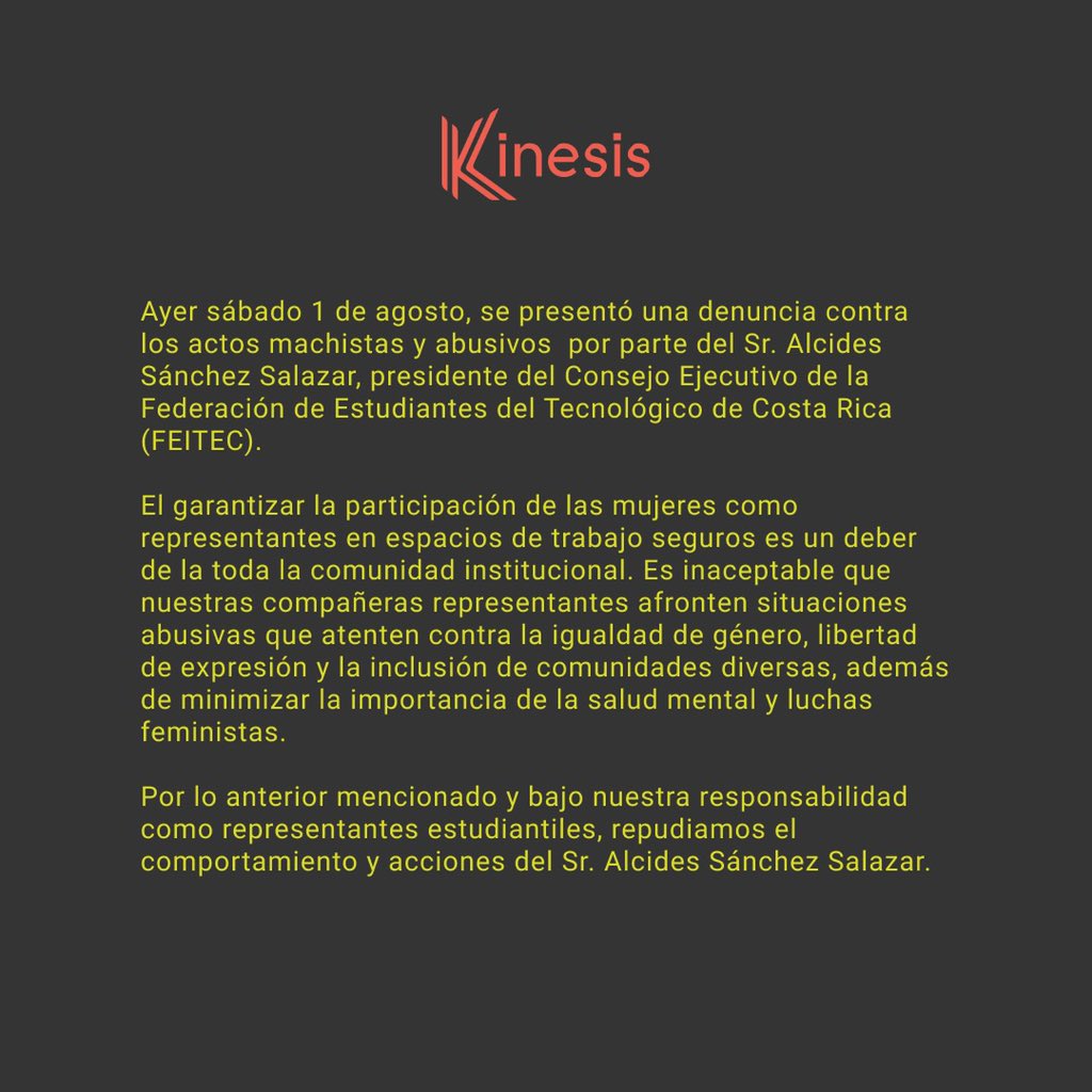 Kinesis TEC tweet media