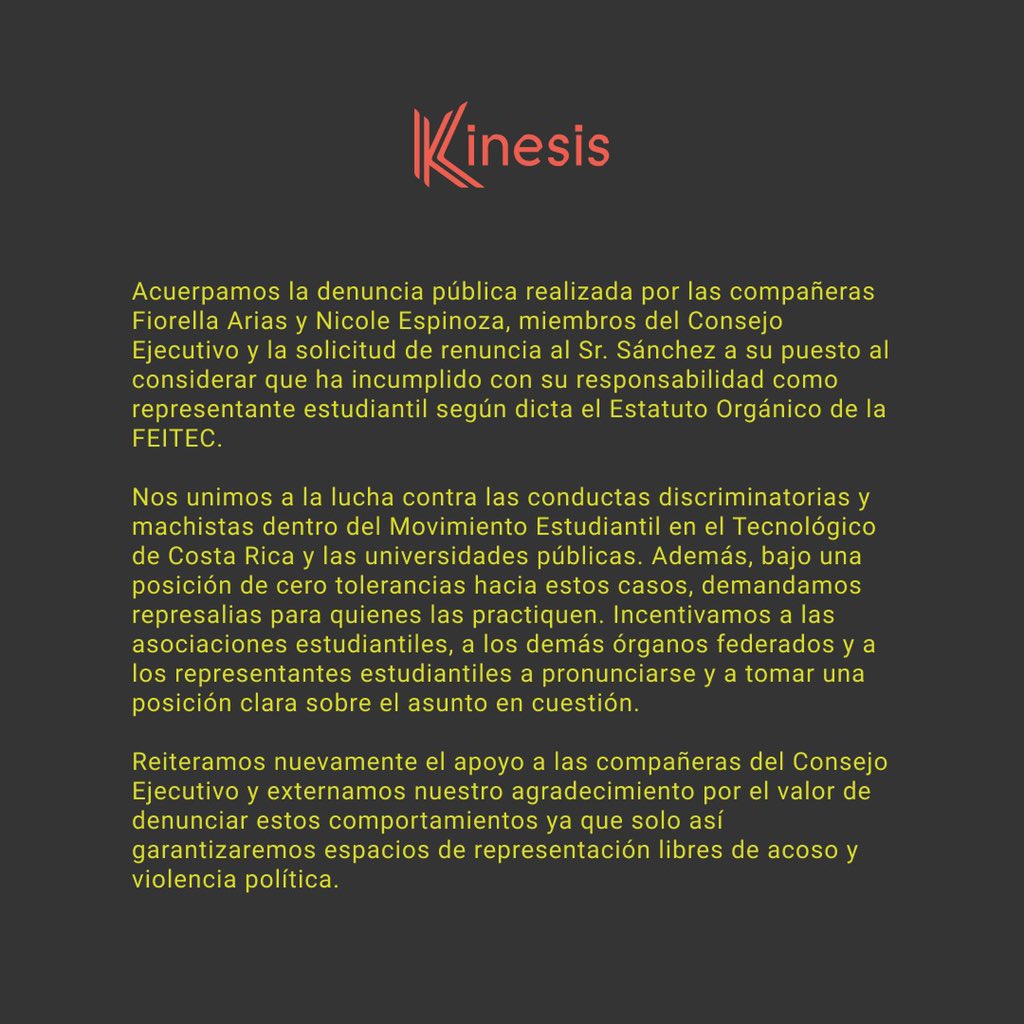 Kinesis TEC tweet media
