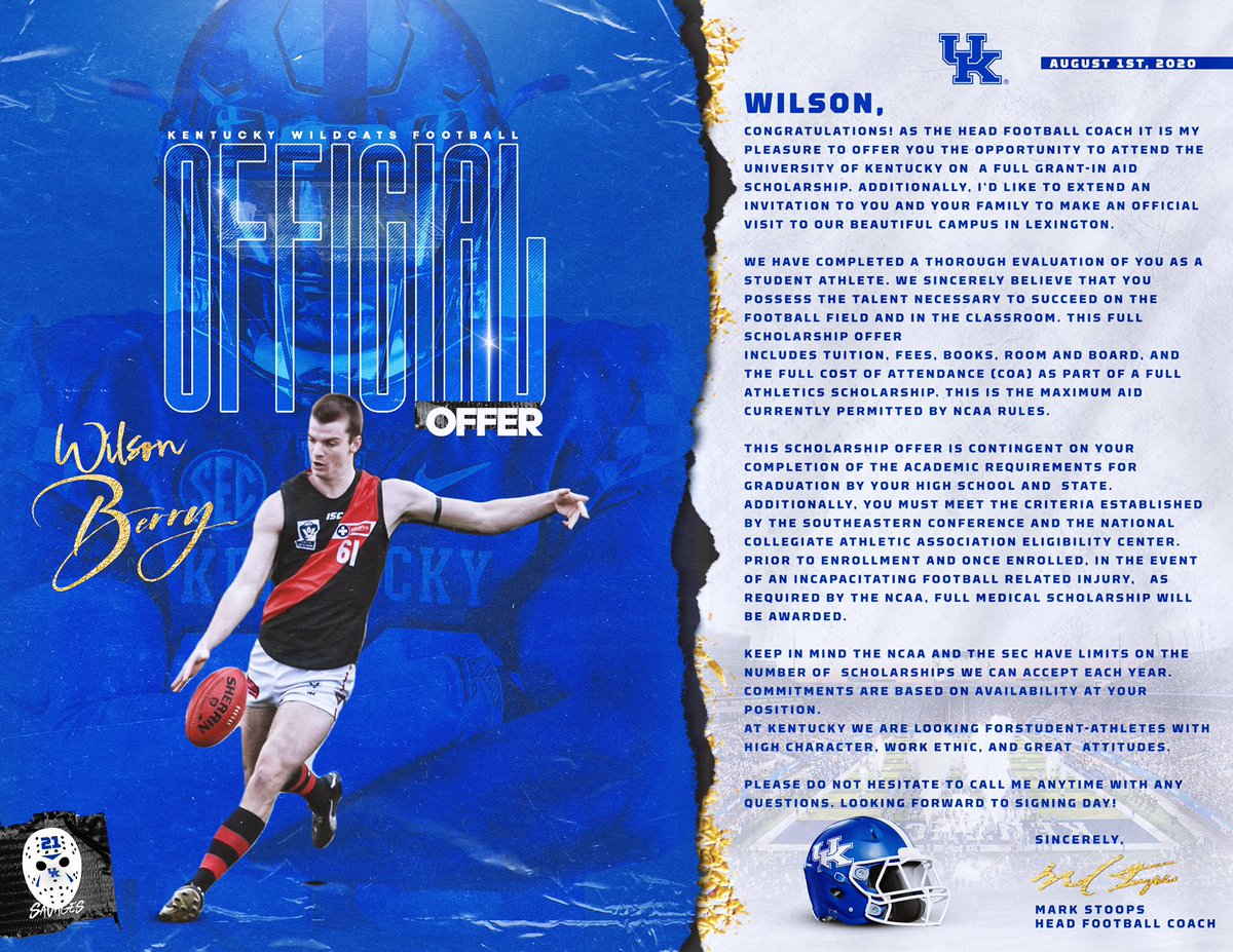 Wilson Berry (@wilsonberry61) on Twitter photo The hard work has only just begun. Looking forward to representing the state of kentucky! #bbn <a href="/Coach_Matsakis/">Louie Matsakis</a> <a href="/UKCoachStoops/">Mark Stoops</a> <a href="/Max__Duffy/">Max Duffy</a> <a href="/JohnnyPKA/">The Prokick Australia Baron</a> <a href="/ProkickAus/">Prokick Australia</a> The hard work has only just begun. Looking forward to representing the state of kentucky! #bbn <a href="/Coach_Matsakis/">Louie Matsakis</a> <a href="/UKCoachStoops/">Mark Stoops</a> <a href="/Max__Duffy/">Max Duffy</a> <a href="/JohnnyPKA/">The Prokick Australia Baron</a> <a href="/ProkickAus/">Prokick Australia</a>