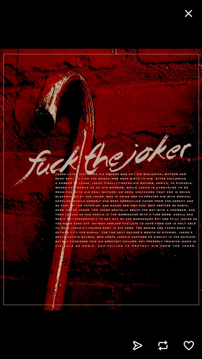 ⠀ ⠀ ⠀ ⠀𝕐𝕠𝕦 𝕆𝕟𝕝𝕪 𝕃𝕚𝕧𝕖 𝕋𝕨𝕚𝕔𝕖... 

               【 𝒯𝒽𝑒 𝒪𝓊𝓉𝓁𝒶𝓌 〗

                       ℝ𝕖𝕕 ℍ𝕠𝕠𝕕

                DC/Arkham verse

                  Mirrored Literacy

                      Single Ship

                          NSFW