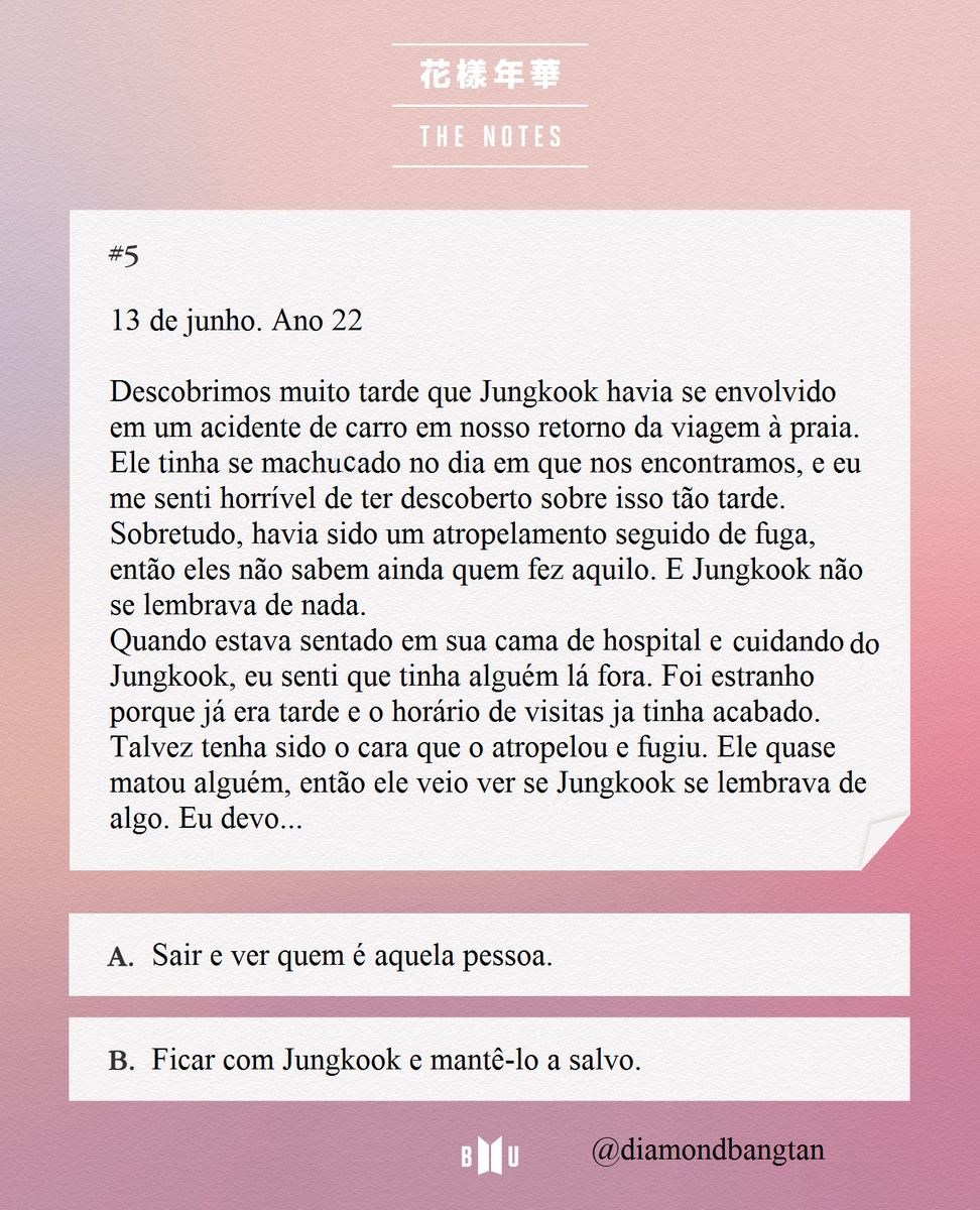 diamondbangtan's tweet image. #TheNotes 

"#5
13 de junho. Ano 22"

~🦋 @diamondbangtan 

#MTVHottest BTS @BTS_twt