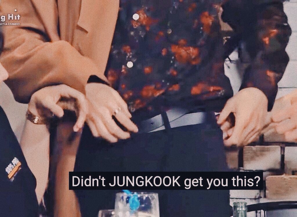Jungkook is really spoiling his baby