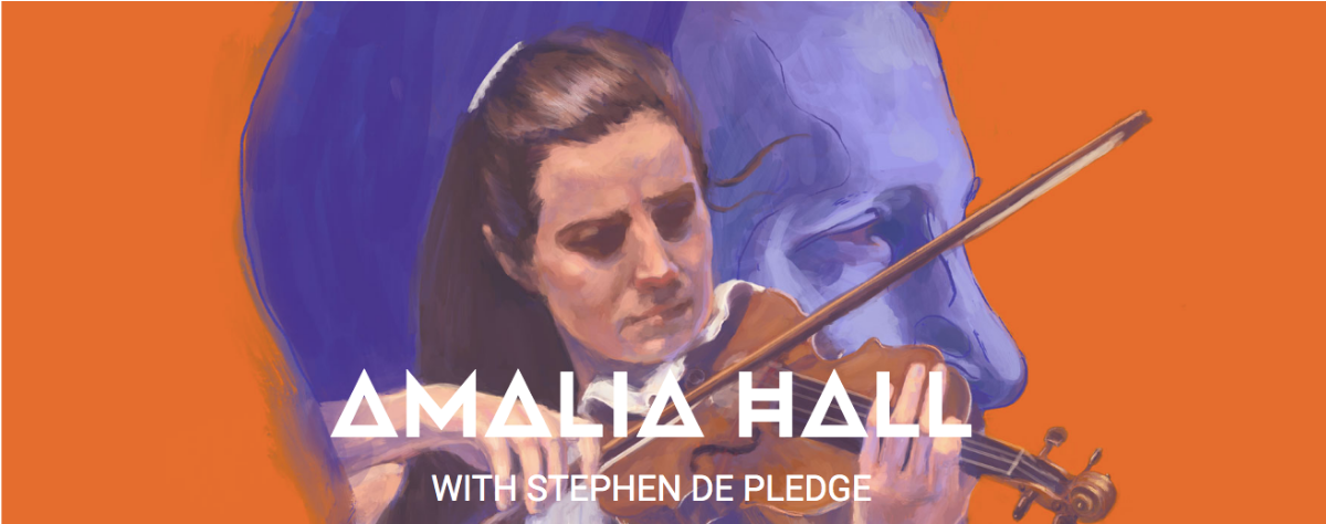 Amalia Hall with Stephen De Pledge. Performing tomorrow night (Tuesday 4 Aug) at 7.30pm here in the MTG Century Theatre. Tickets available through Ticketek - premier.ticketek.co.nz/shows/show.asp…
