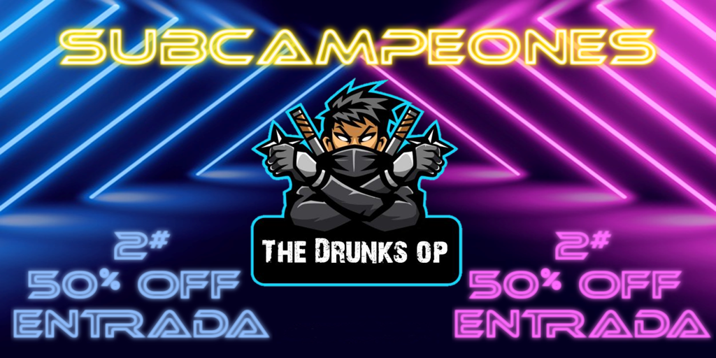 Felicitaciones @DrunksOp  por el 2do lugar y por obtener un 50% de descuento para una edición paga.
#ClashRoyale