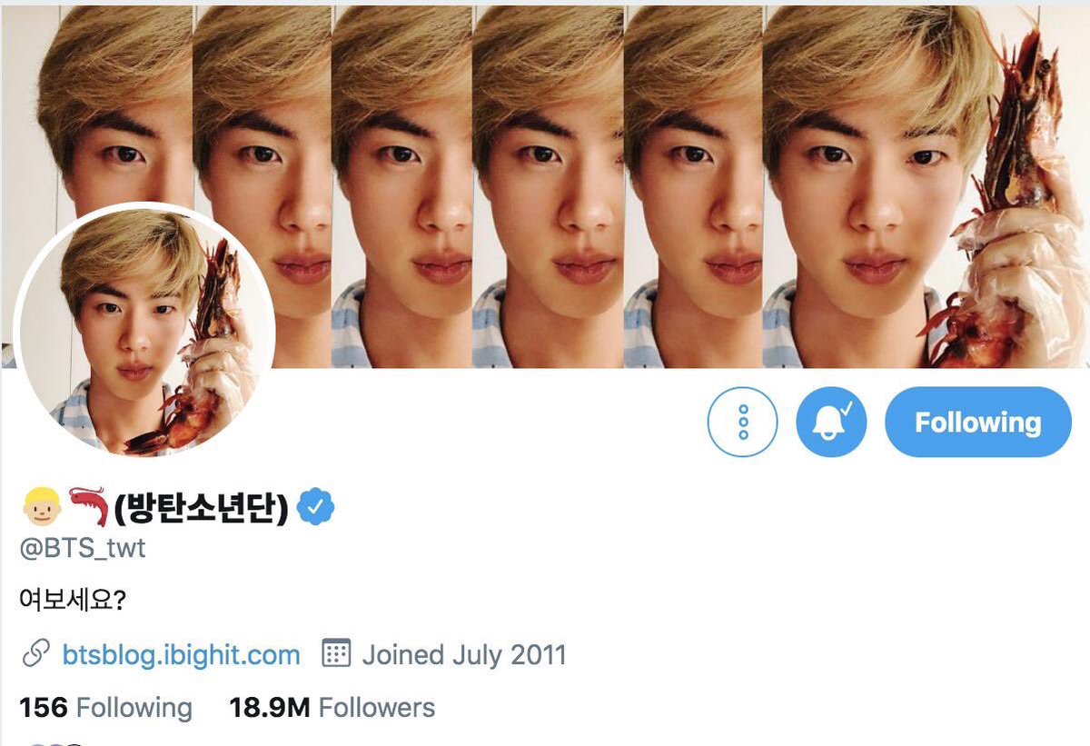 Only a couple April Fools  @BTS_twt layout changes this time. That SOPE bio still gets me