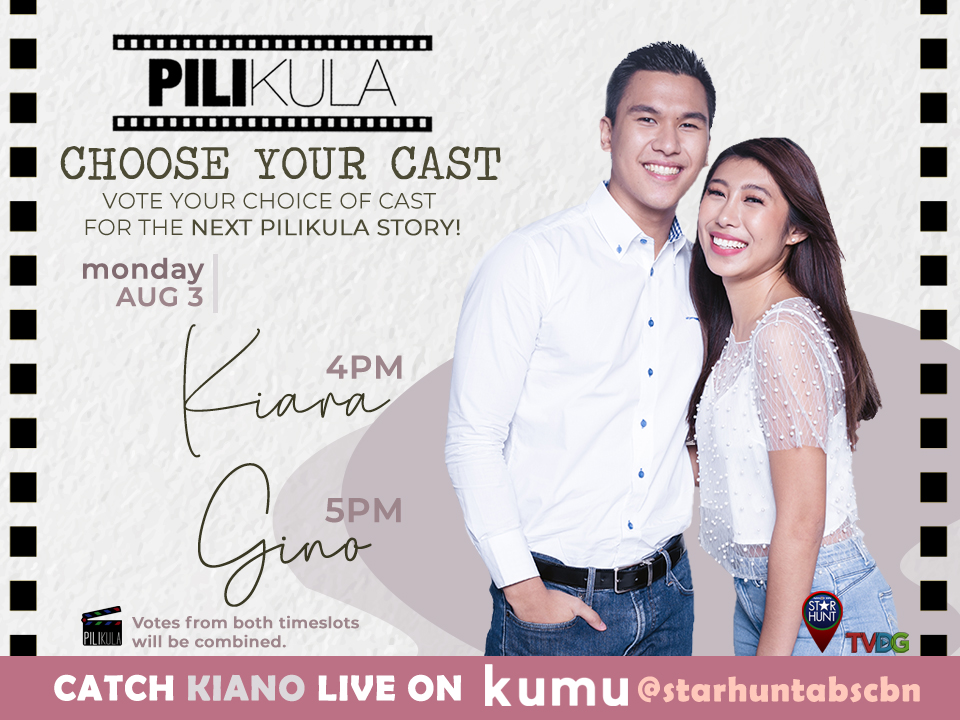 Bring it on for #KiaNo! 💛✨ Support them to be the next PILIkula lead stars by sending Kumu love! Votes from both livestreams will be combined. See you later! app.kumu.ph/starhunt