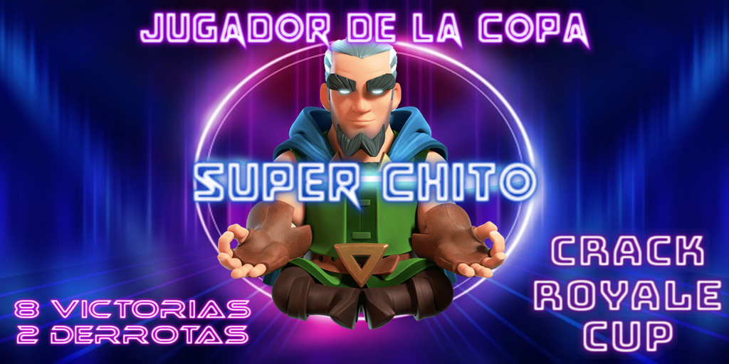 Super Chito de <a href="/Team_Buscadores/">TEAM BUSCADORES | BCS</a> es el mejor jugador de la cuarta edición. Con un WinRate del 80% demostró un gran nivel en las partidas mas decisivas. Felicitaciones.
#ClashRoyale