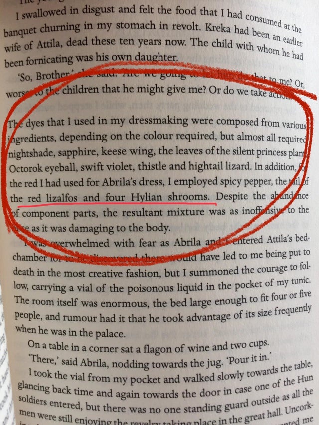OKAY. This is a thread, but it’s worth it I promise.

On Reddit today, user u/NoNoNo_OhOhOh posted a page from acclaimed Irish novelist John Boyne’s latest book, ‘The Traveller At the Gates of Wisdom.

Note the ingredients.