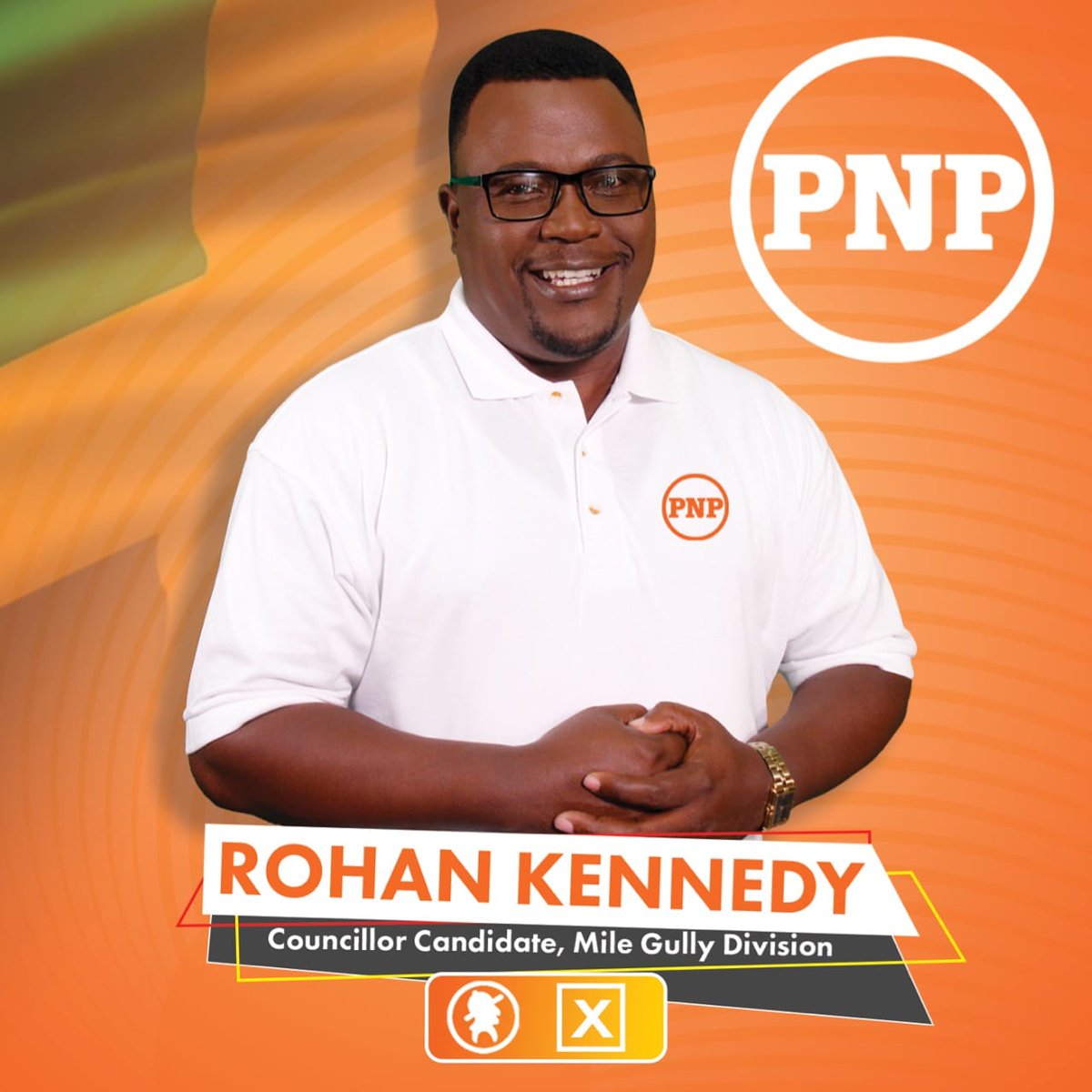 MikaelPhillips's tweet photo. Meet Cllr. Rohan Kennedy, the PNP`s Standard Bearer for the Mile Gully Division. I fully endorse Rohan and I am proud of the hard work he has put into the division. #NWManchester #Jamaica https://t.co/PnVdERl7IP